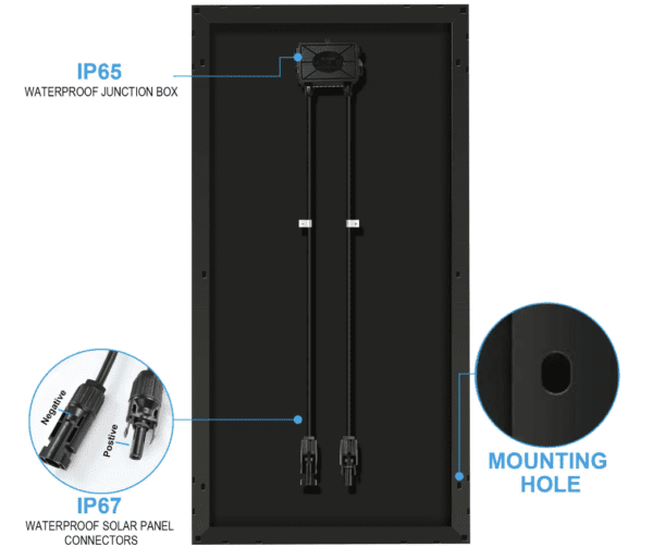 200w rigid solar panel